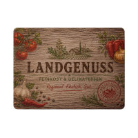 Holz Visitenkarte · Walnuss · Druck & Lasergravur