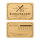 Holz Visitenkarte · Bambus · Druck & Lasergravur