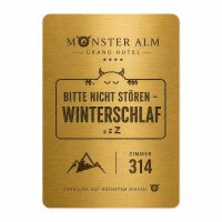 Metall Visitenkarte · Gold · Druck & Lasergravur