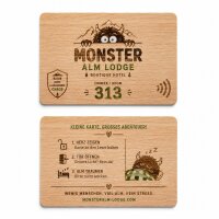 Holz Chipkarte · Buche · Druck &...