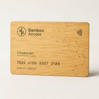 Holz Eventkarte · Bambus · Druck &...
