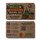 Holz Eventkarte · Walnuss · Druck & Lasergravur
