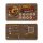 Holz Eventkarte · Walnuss · Druck & Lasergravur