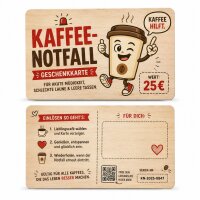 Holz Geschenkkarte · Ahorn · Druck &...