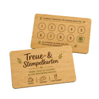 Holz Geschenkkarte · Bambus · Druck &...