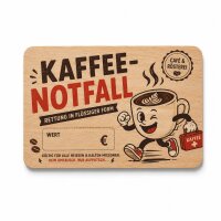 Holz Geschenkkarte · Buche · Druck &...