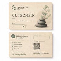 Holz Geschenkkarte · Linde · Druck & Lasergravur