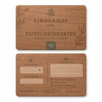 Holz Gutscheinkarte · Kirsche · Druck &...