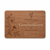 Holz Gutscheinkarte · Kirsche · Druck &...