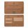 Holz Gutscheinkarte · Kirsche · Druck & Lasergravur
