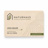 Holz Mitgliedskarte · Linde · Druck &...