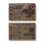 Holz Mitgliedskarte · Walnuss · Druck & Lasergravur