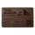 Holz Mitgliedskarte · Walnuss · Druck & Lasergravur