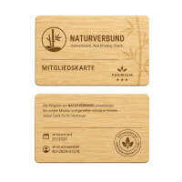 Holz Treue- & Stempelkarte · Bambus ·...