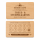 Holz Treue- & Stempelkarte · Buche · Druck & Lasergravur