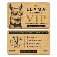Holz VIP-Karte · Bambus · Druck &...