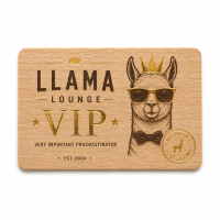 Holz VIP-Karte · Buche · Druck &...
