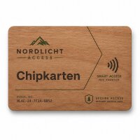 Holz VIP-Karte · Kirsche · Druck &...