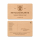 Holz NFC-Karte · Buche · Druck & Lasergravur