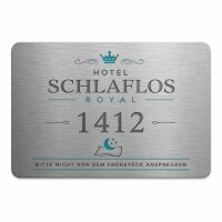 Metall Visitenkarte · Silber · Druck & Lasergravur