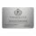 Metall Visitenkarte · Silber · Druck & Lasergravur