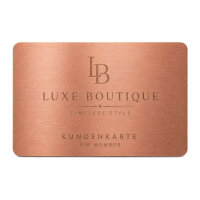 Metall Kundenkarte · Rose · Druck &...