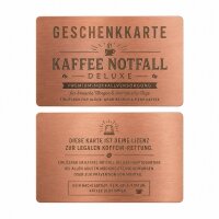 Metall Gutscheinkarte · Rose · Druck &...