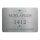 Metall Mitarbeiterausweis · Silber · Druck & Lasergravur