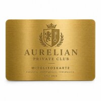 Metall Mitarbeiterausweis · Gold · Druck...