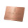 Metall Mitgliedskarte · Rose · Druck & Lasergravur