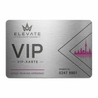 Metall VIP-Karte · Silber · Druck &...