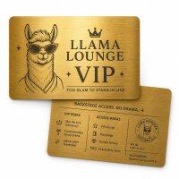 Metall VIP-Karte · Gold · Druck &...