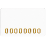 Hochprägung gold