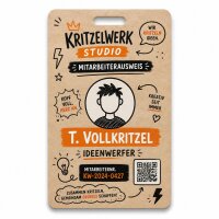 Plastik-Mitarbeiterausweis · Druck & Veredelung