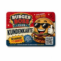 Plastikkarte PETG biobasiert · 85 × 54 mm · UV-Druck, Chip & Veredelung