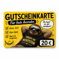 Plastik-Gutscheinkarte PETG biobasiert · Druck & Veredelung