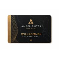 Plastik-Hotelkarte PETG biobasiert · Druck & Veredelung