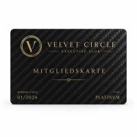 Carbon-Chipkarte · Druck & Lasergravur